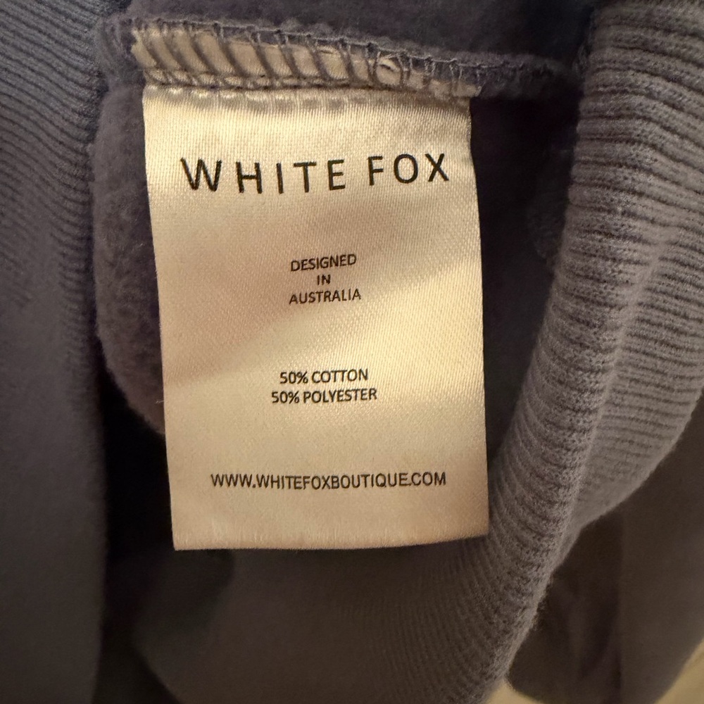 Whitefox Boutique oversized Blue Hoodie - Picture 5 of 6
